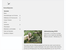 Tablet Screenshot of kirche-mutzschen.de